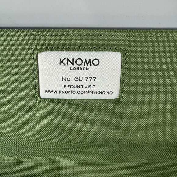 Anthropologie Knomo London Navy Blue Green Travel Portable IPad Case Organizer - Picture 9 of 15